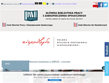 Tablet Screenshot of gbpizs.gov.pl